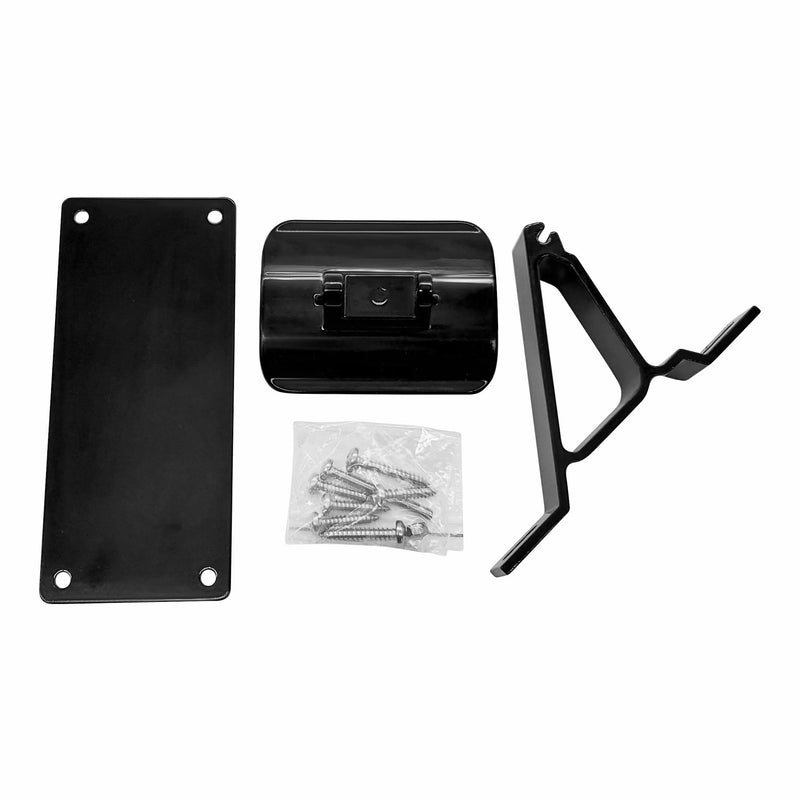 Black RV Awning Support Cradle