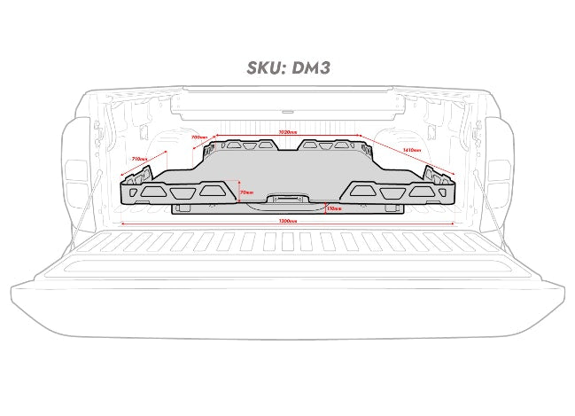 Mitsubishi MV Triton Ute Slide Trays