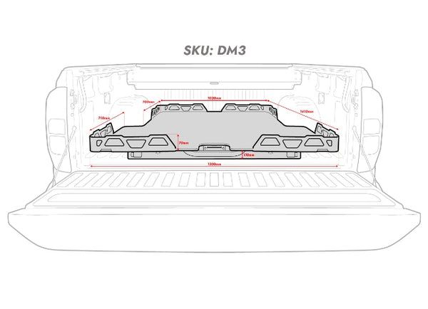 Mitsubishi MQ MR Triton Ute Slide Tray