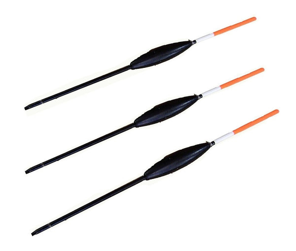 3 x Jarvis Walker Medium Blackfish Floats - Luderick Floats - Pencil Stem Floats