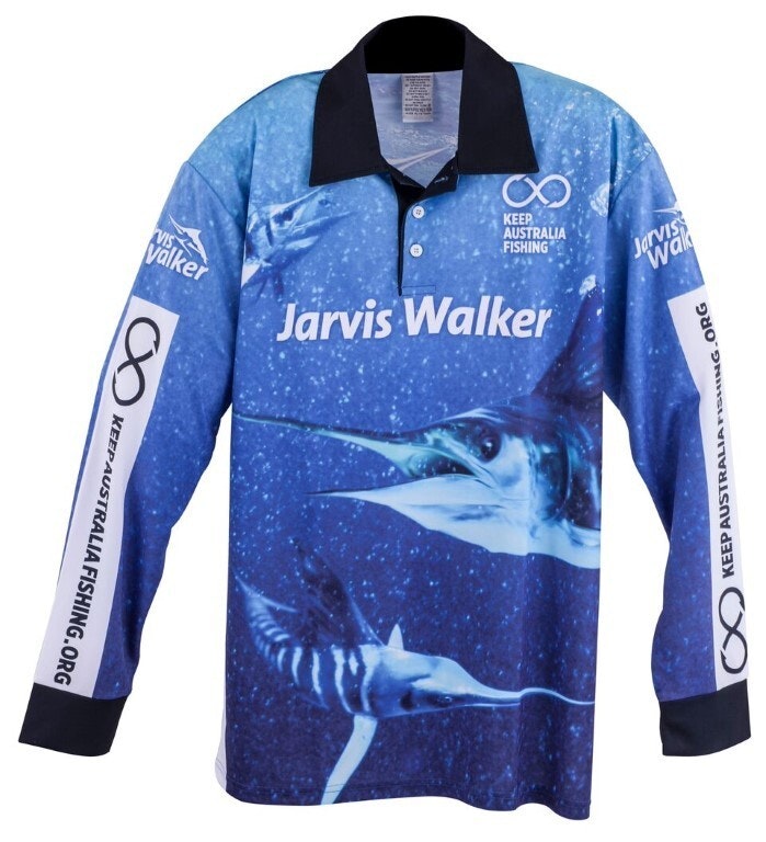 Jarvis Walker Long Sleeve Tournament Fishing Shirt with Collar-Fishing Jersey