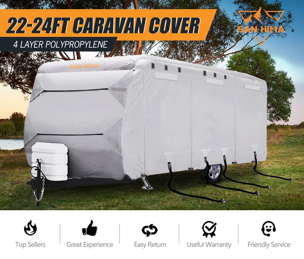 SAN HIMA 22-24ft Caravan Cover 4 Layers