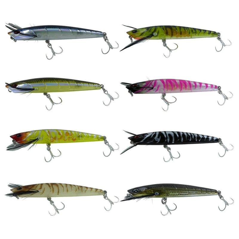 65mm Chasebaits Skinny Dog Top Water Fishing Lure - Surface Walker Hardbody Lure