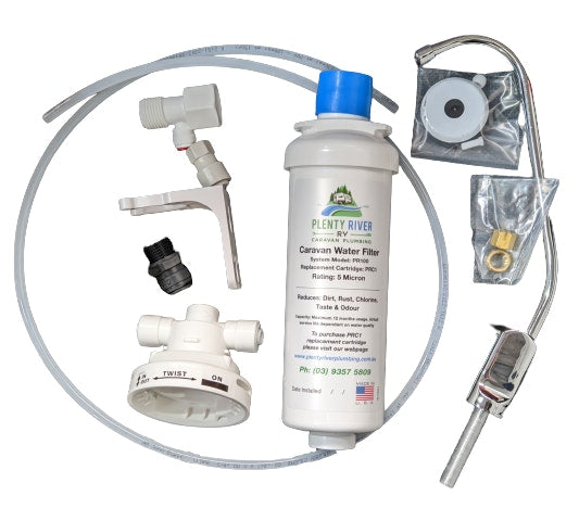 Plenty River Plumbing Water Filter System (With Tap)