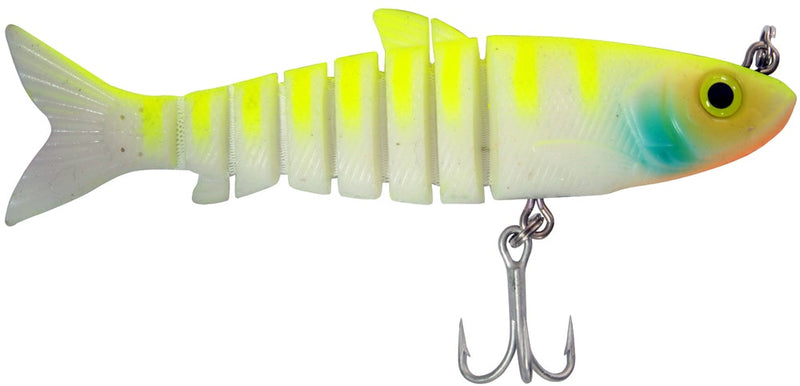 Zerek Live Mullet 3.5" 18g Soft Body Jointed Swimbait Fishing Lure