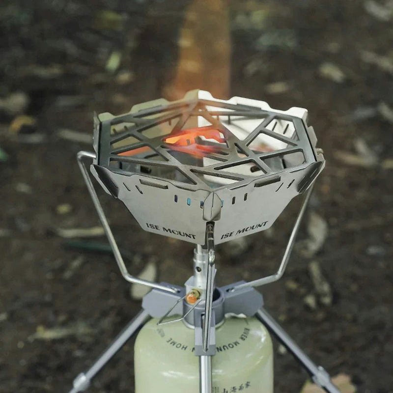 NNEOBA Stainless Steel Camping Gas Stove