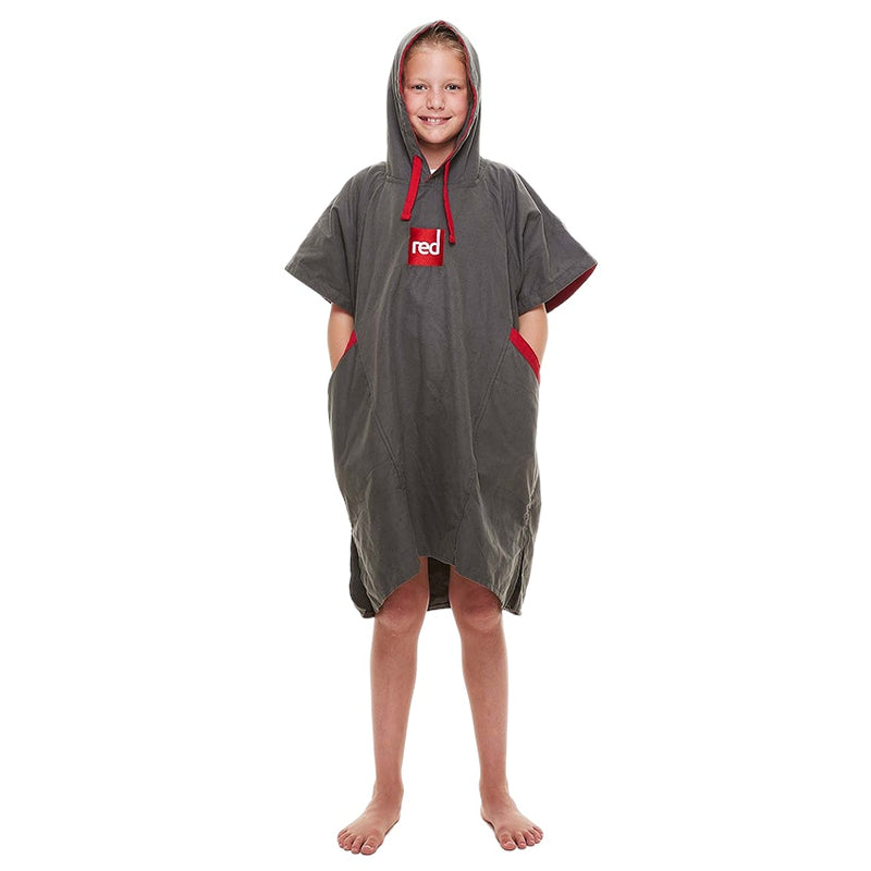 Kids Quick Dry Microfibre Changing Robe - Grey