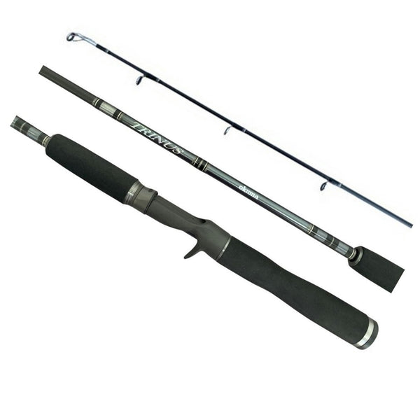 5'6 Okuma Trinus 8-12kg High Modulus Graphite 1 Piece Baitcaster Rod-Fuji Guides