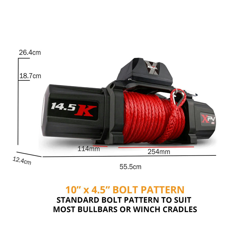 X-BULL Electric Winch 14500LBS Synthetic Rope