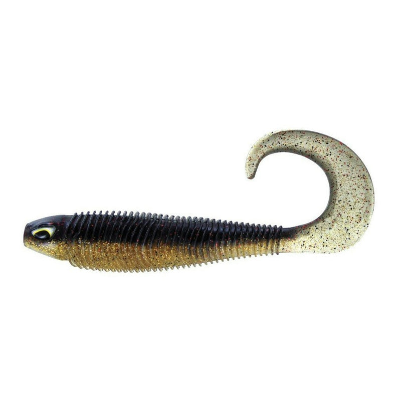 Chasebaits 3 inch Curly Baits Soft Plastic Fishing Lures - Pearl Prawn