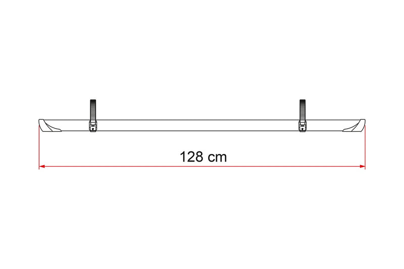 Fiamma Rail Quick Pro 128 Black End 98656-993