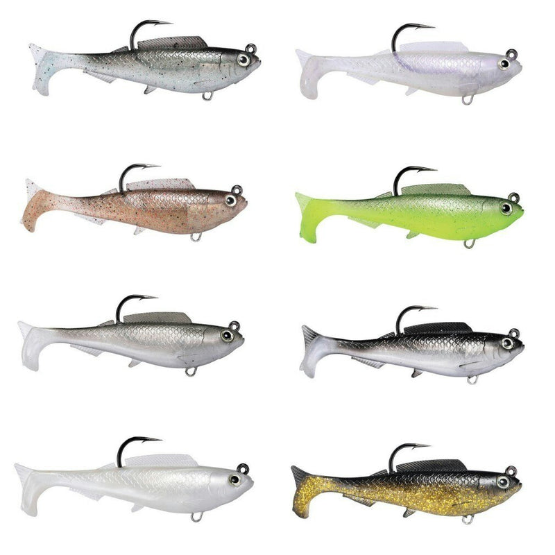 2 Pack of 3 Inch Zman HerculeZ Soft Swimbait Lures -11.6g Rigged Soft Body Lures