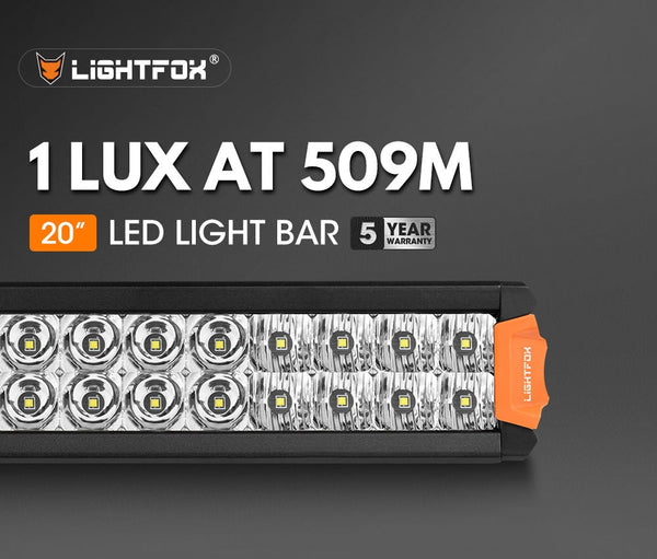 Rigel Series 20inch Osram LED Light Bar 1Lux @ 509m 15,096 Lumens