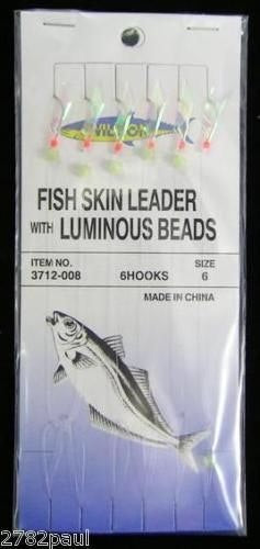 1 Packet of Wilson Bait Jig Fish Skin Fishing Rig