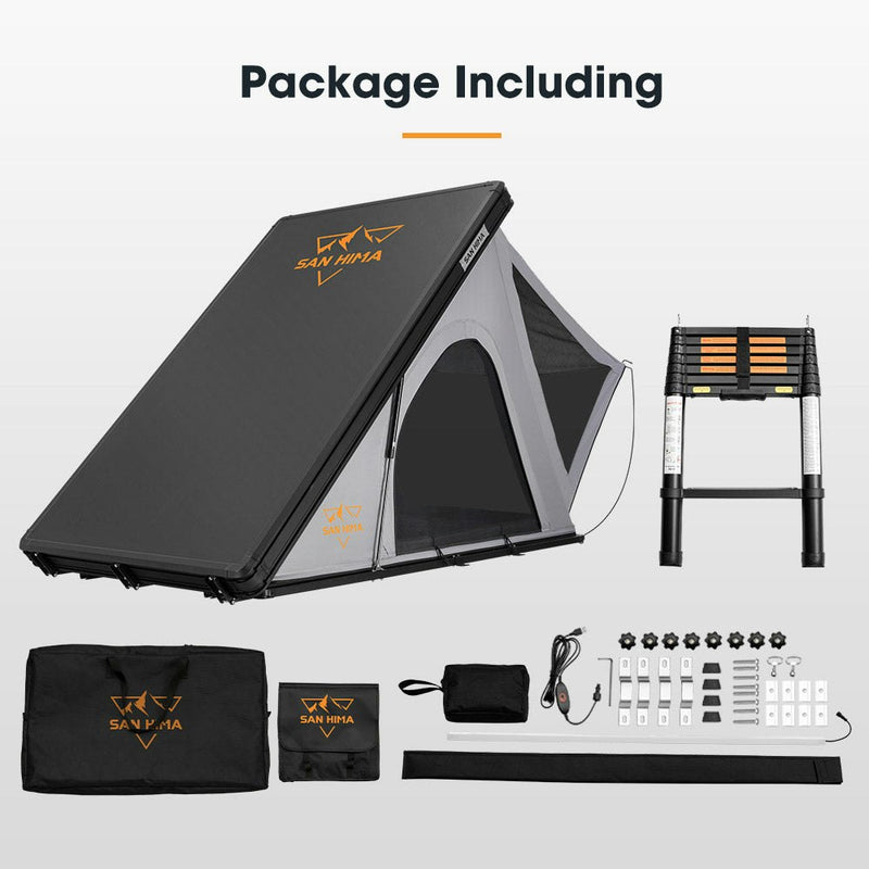 SAN HIMA Kalbarri Lite Roof Top Tent Hardshell With Ladder Waterproof Camping