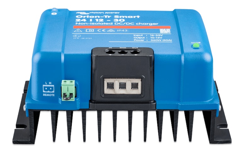 Victron 24V to 12V Orion-Tr Smart 24/12-30A Non-isolated DC-DC Charger