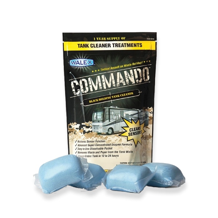 Walex Commando – Black Holding Tank Cleaner Sachets