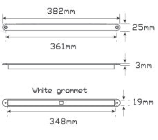 LED Autolamps 380R12 Stop/Tail 12V, Coloured Lens, Blister