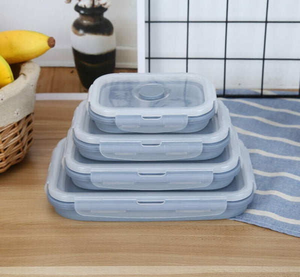 Set of 4 Collapsible Food Containers