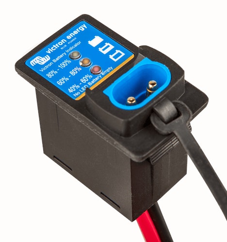 Victron Battery Indicator Panel (M8 Eyelet Connector/ 30A ATO Fuse) (Suits IP65 Battery Charger)