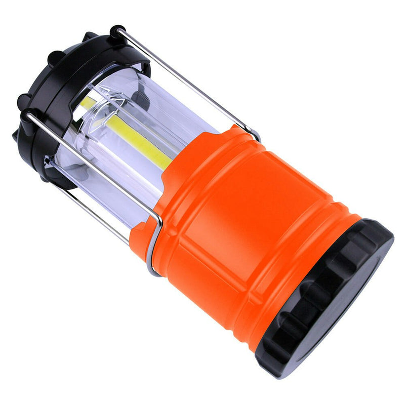 2x Tomcat 3W COB LED 12.4cm Mini Lantern Lamp 100LMLight w/ AAA Batteries Orange