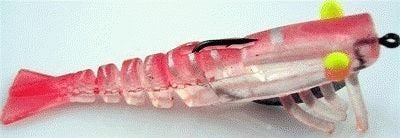 50mm Zerek Live Shrimp Pre Rigged Lumo Eyes Jointed Body Lure