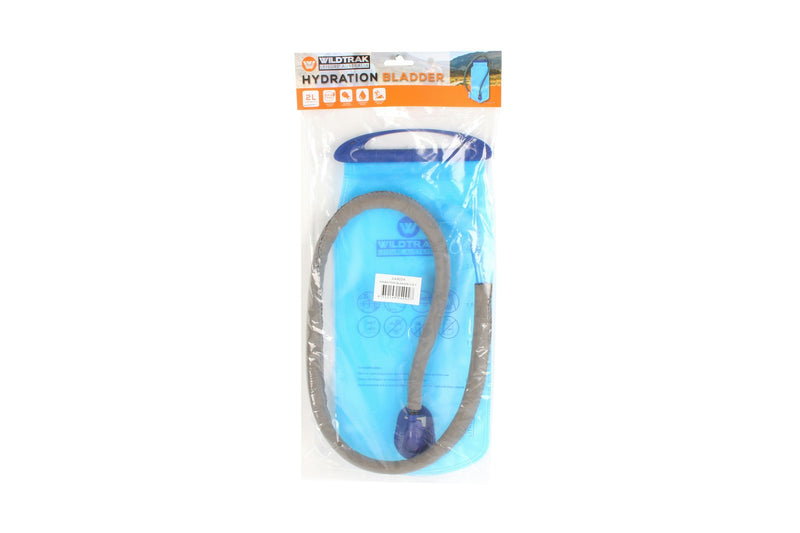 Wildtrak 2L Hydration Bladder Pack Outdoor Camping Water Drink Container Blue