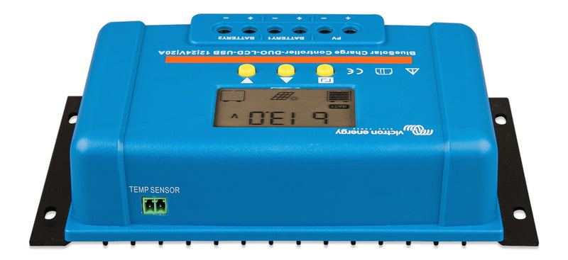 Victron 12/24V 20A BlueSolar PWM-LCD&USB (DUO Dual Battery) Solar Charge Controller