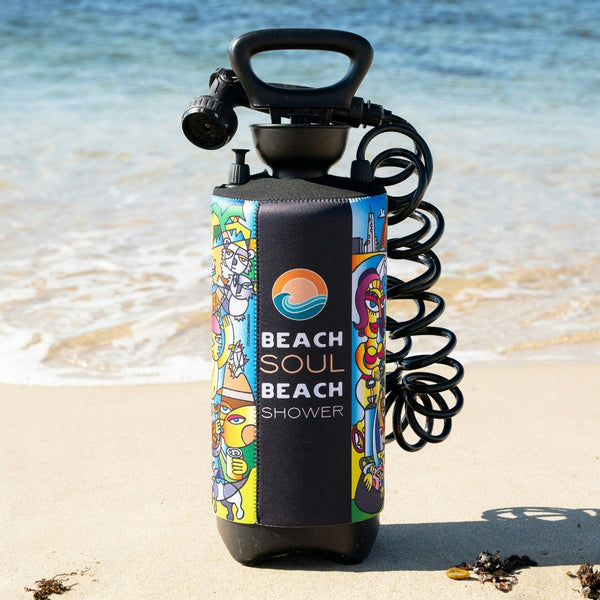 Beach Soul Portable Shower Livin' the Dream 8L