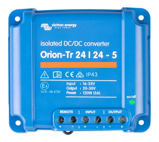 Victron 24V to 24V Orion-Tr 24/24-5A Isolated DC-DC Converter