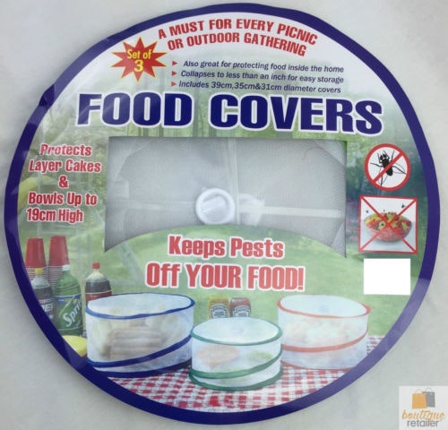 Food Covers Pop Up Set of 3