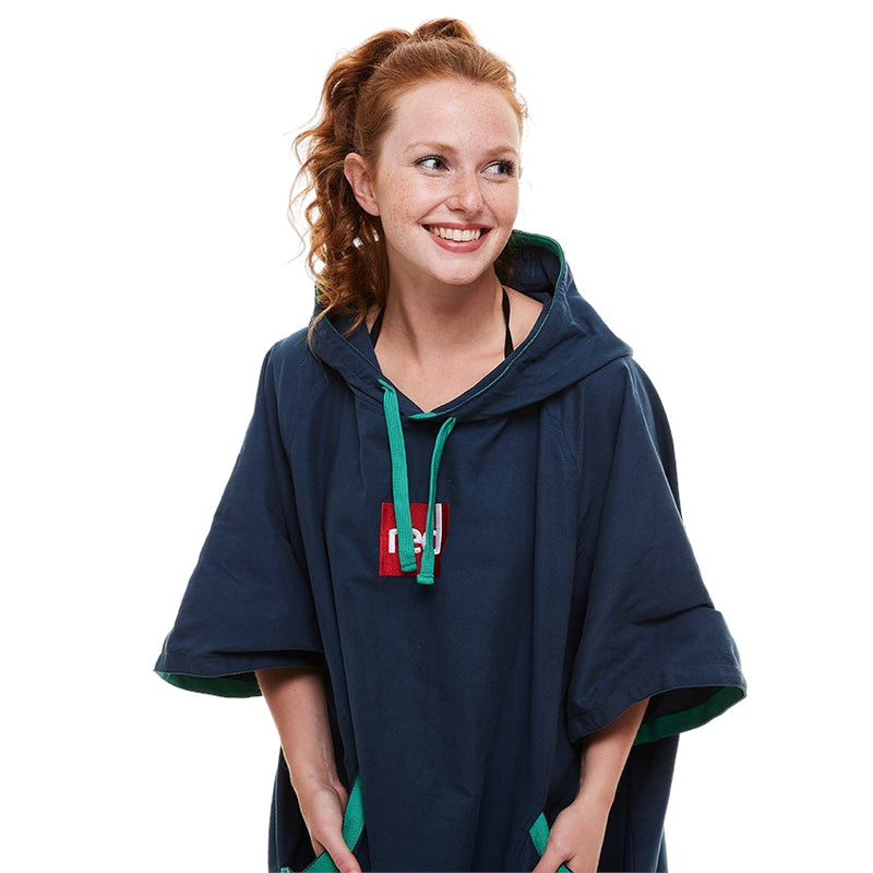 Women's Quick Dry Microfibre Changing Robe - Navy