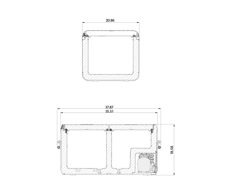 Dometic CFX3 95DZ Fridge/Freezer 95L