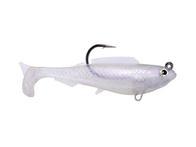 5 Inch Zman HerculeZ Soft Swimbait Fishing Lure - Rigged Soft Plastic Swimbait