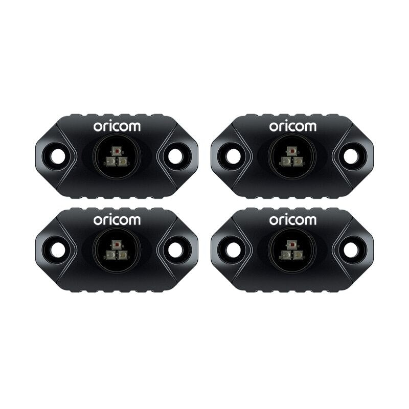Oricom App Controlled LED Rock Light 4 Pack RGB