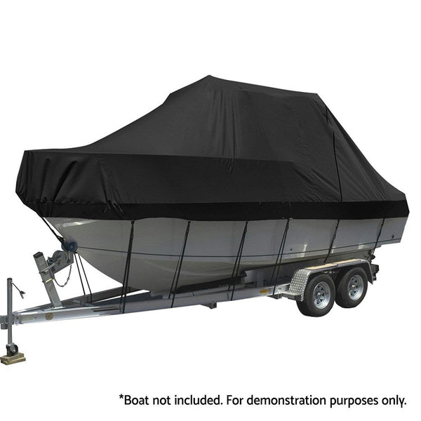 Seamanship Boat Cover Heavy Duty Black (25-27ft)