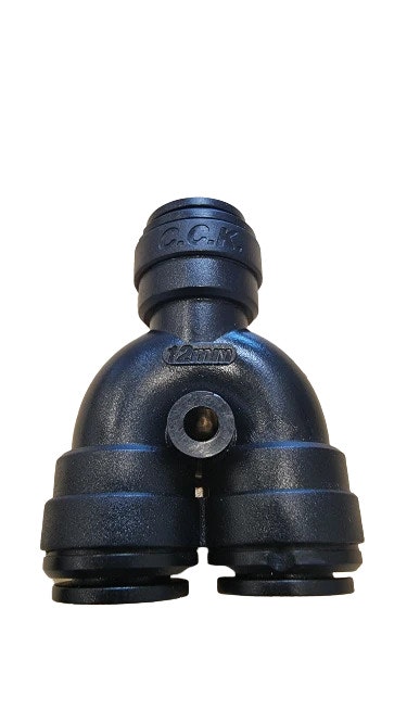 CCK 12mm Push Fit Y Fitting (NON WM)