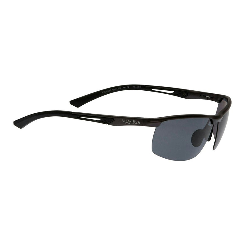 Ugly Fish PT24388 Aluminium Gun Metal Frame/Smoke Lens Polarised Sunglasses