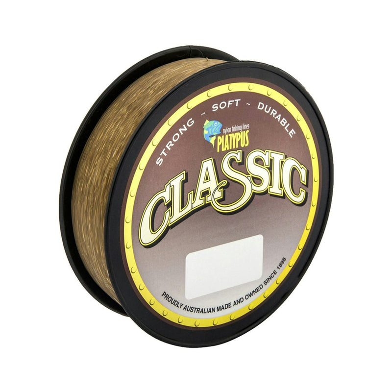 500m Spool of Brown Platypus Classic Mono Fishing Line-Monofilament Fishing Line