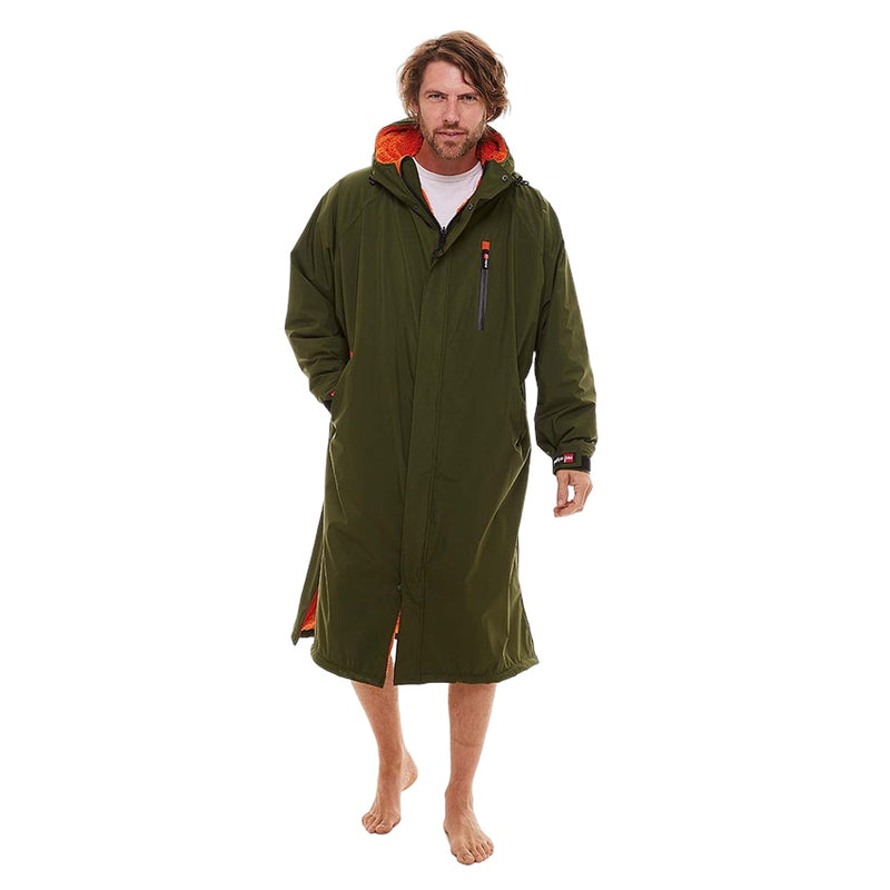 Men's Long Sleeve Pro Change Robe EVO - Parker Green