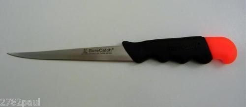 Surecatch Blade Master 6 Inch Floating Fishing Knife - Stainless Steel