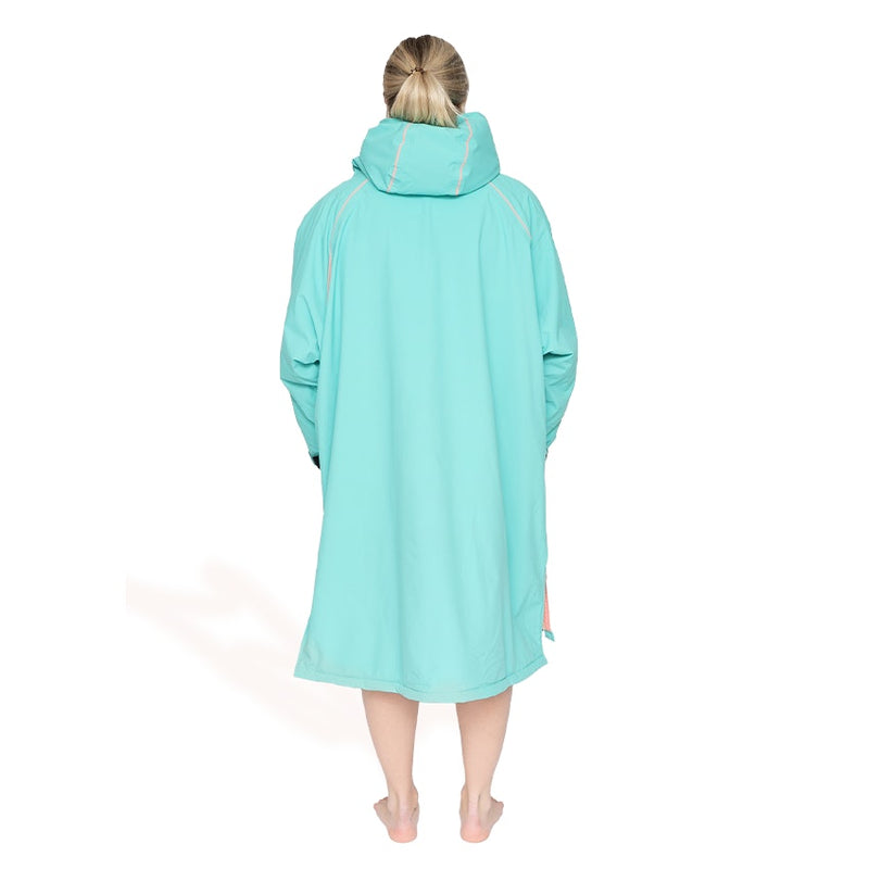 Women's Long Sleeve Pro Change Robe EVO - Icebergs Aqua