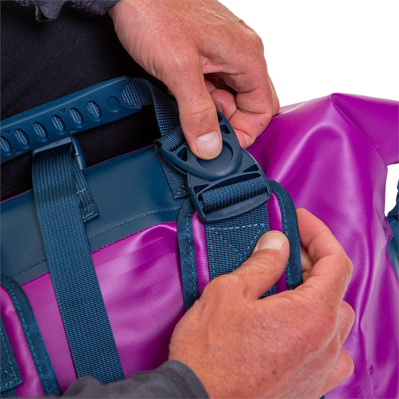 Waterproof Roll Top Dry Bag Backpack - Venture Purple