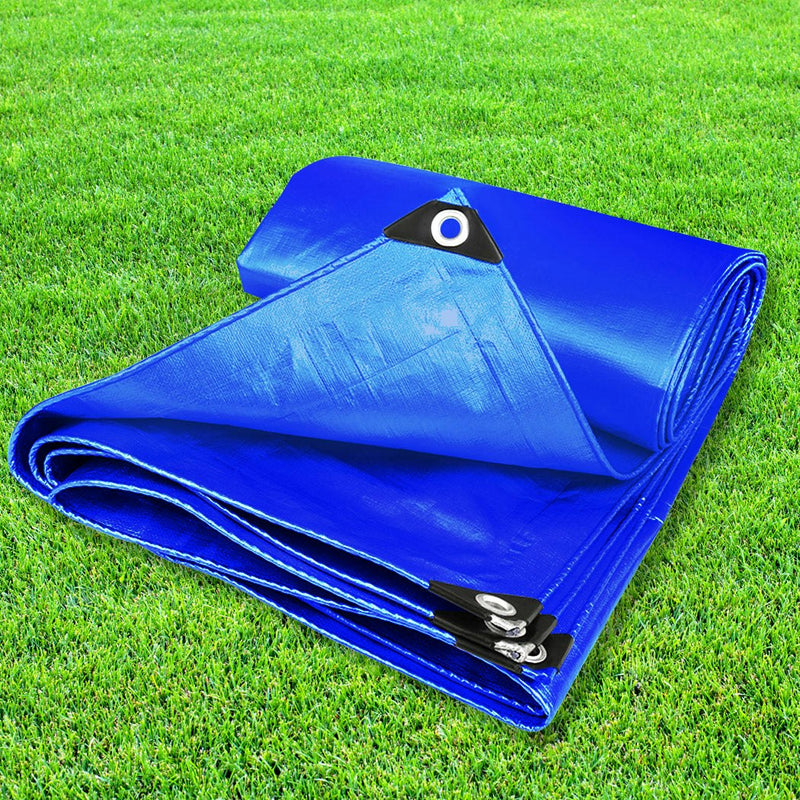 Manan Heavy Duty Tarp Tarpaulin 200GSM Camping Tent Cover Waterproof 3.65x6.10m