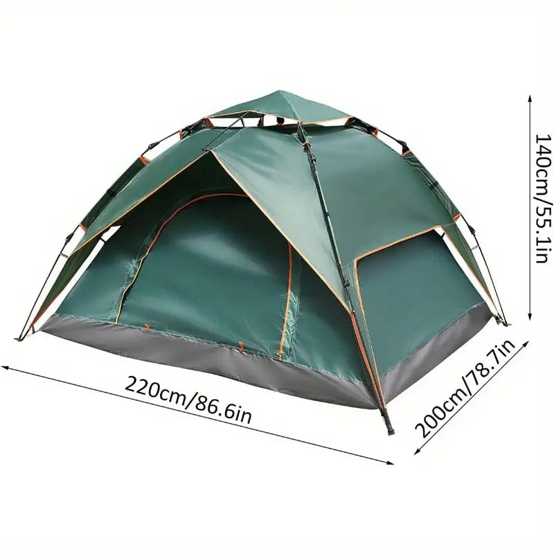 NNETM Waterproof Oval Pop-Up Camping Tent - Outdoor Survival