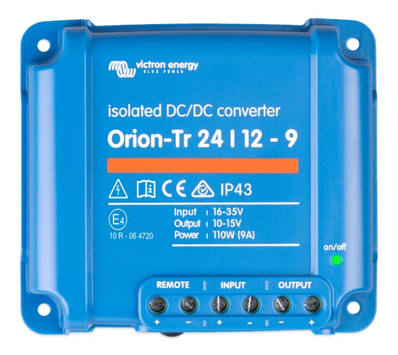 Victron 24V to 12V Orion-Tr 24/12-9A Isolated DC-DC Converter