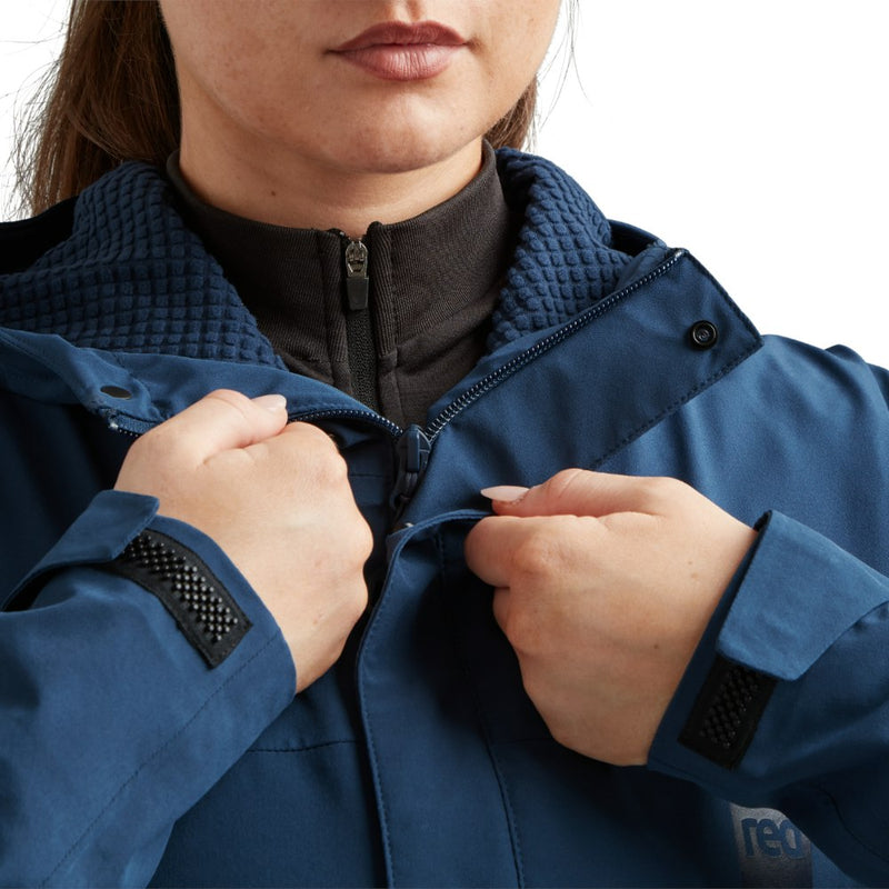 Women's Pursuit Waterproof Lightweight Changing Robe Jacket - Ocean Blue
