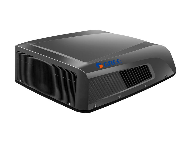 New NCE Gree Roof Top Slimline Air Conditioner 3.5kw With Inverter (WI-FI) (Black)