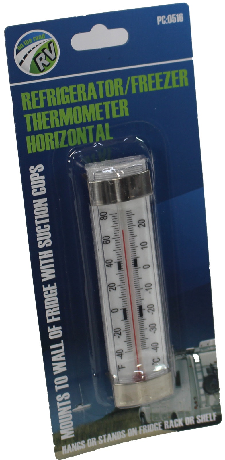 Horizontal Fridge Freezer Thermometer