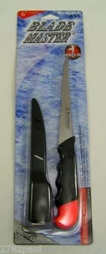 Surecatch Blade Master 6 Inch Floating Fishing Knife - Stainless Steel